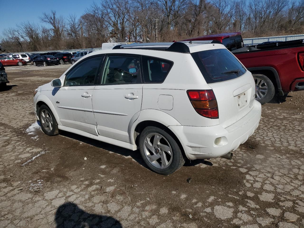 2007 Pontiac Vibe VIN 5Y2SL65867Z420403 Copart auction photo, side / rear end damage thumbnail 2