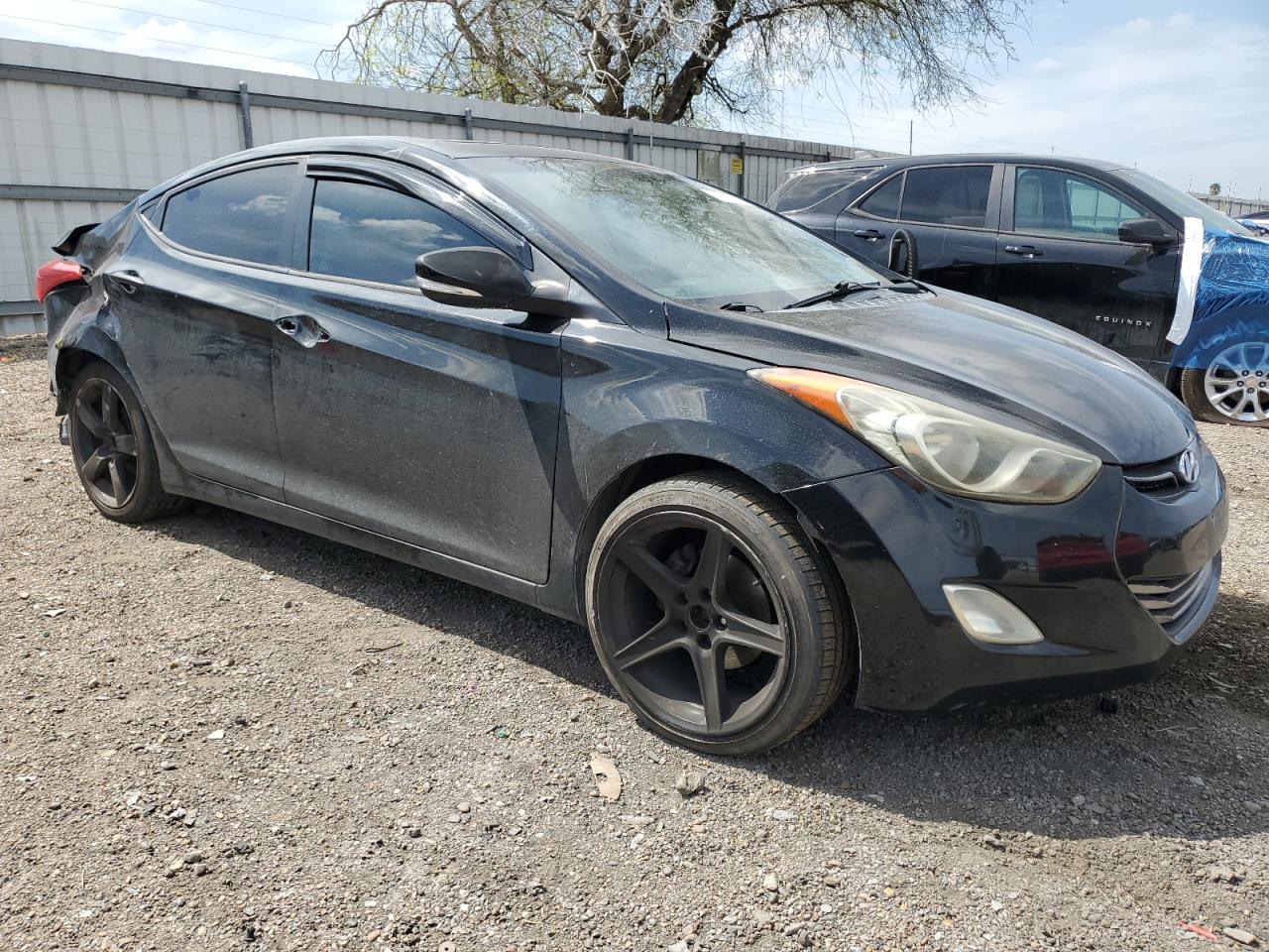 2011 Hyundai Elantra VIN 5NPDH4AE4BH034654 Copart auction photo, rear end damage thumbnail 4