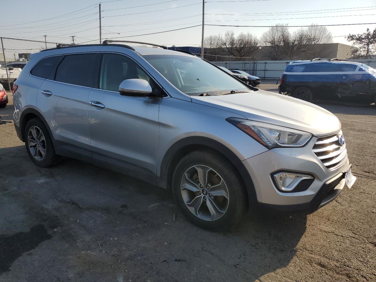 2014 Hyundai Santa Fe VIN KM8SN4HF8EU059335 Copart auction photo, minor dent/scratches damage thumbnail 4