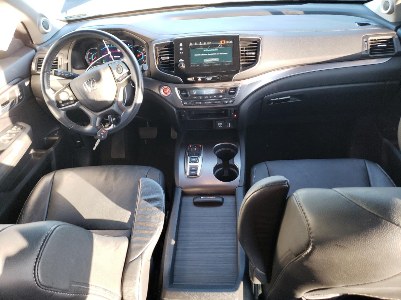 2021 Honda Pilot VIN 5FNYF5H58MB019823 Copart auction photo, rear end / hail damage thumbnail 8
