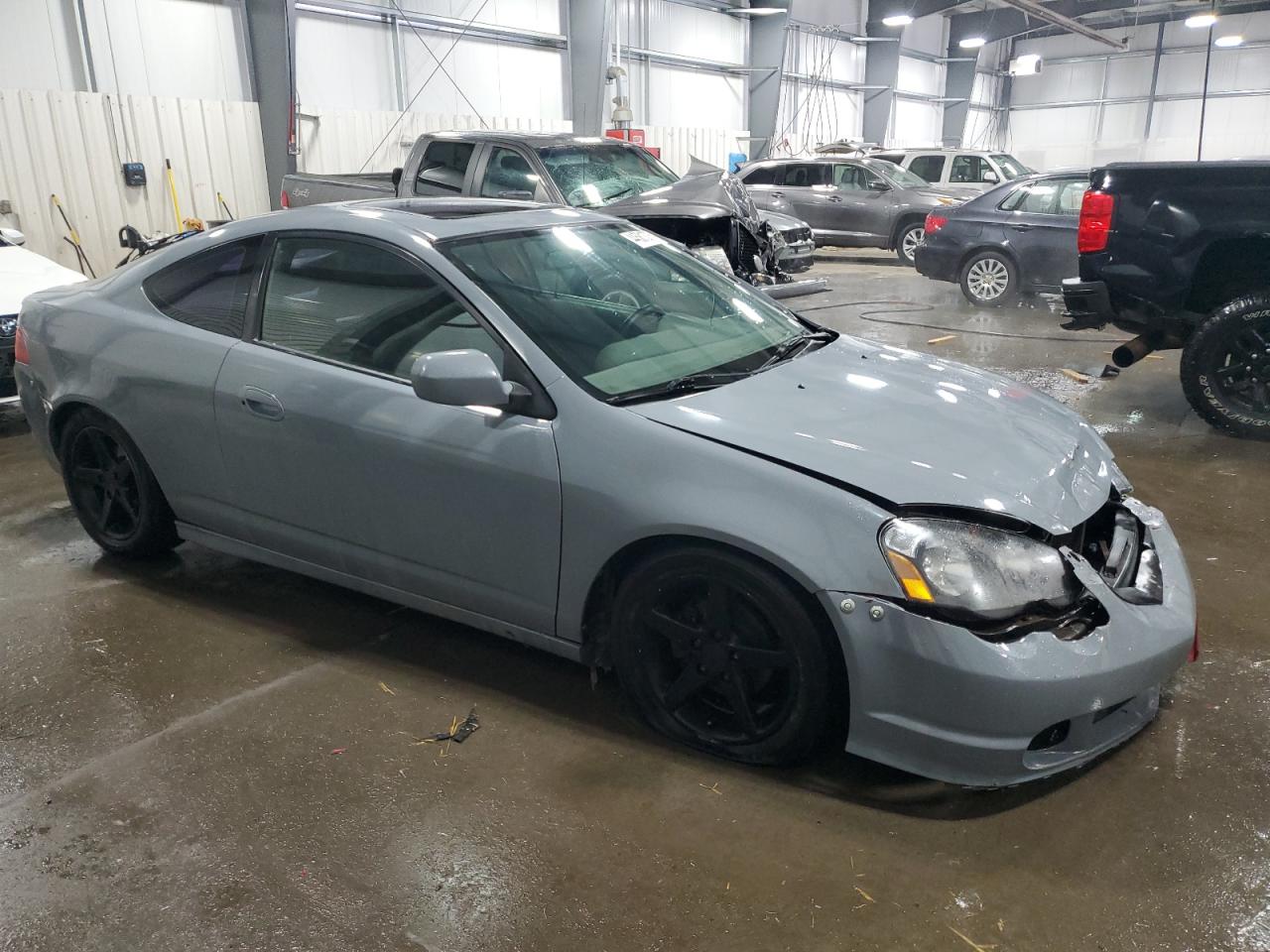 2003 Acura RSX VIN JH4DC53803C005885 Copart auction photo, front end / side damage thumbnail 4