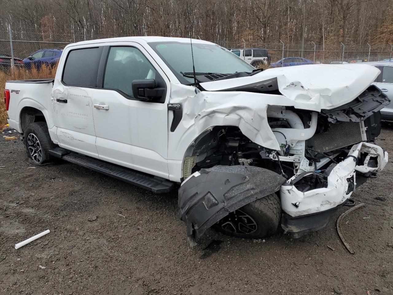 2023 Ford F-150 VIN 1FTFW1E57PFB74478 Copart auction photo, all over damage thumbnail 4