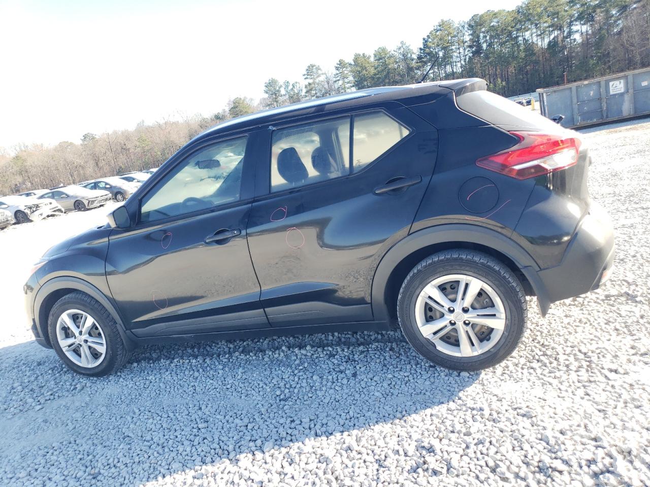 2019 Nissan Kicks VIN 3N1CP5CU5KL516366 Copart auction photo, side / front end damage thumbnail 2