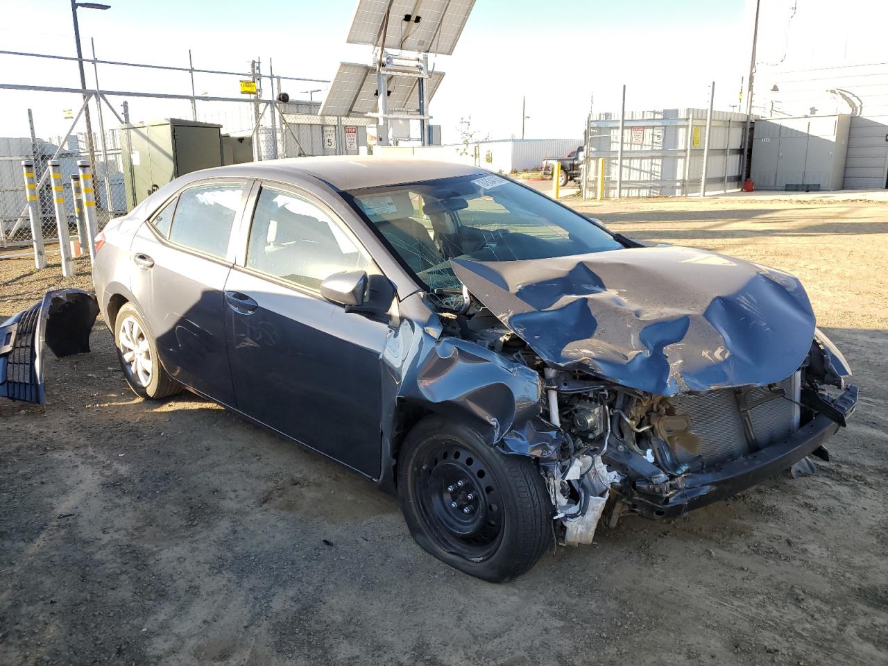 2016 Toyota Corolla VIN 5YFBURHE2GP382324 Copart auction photo, front end damage thumbnail 4