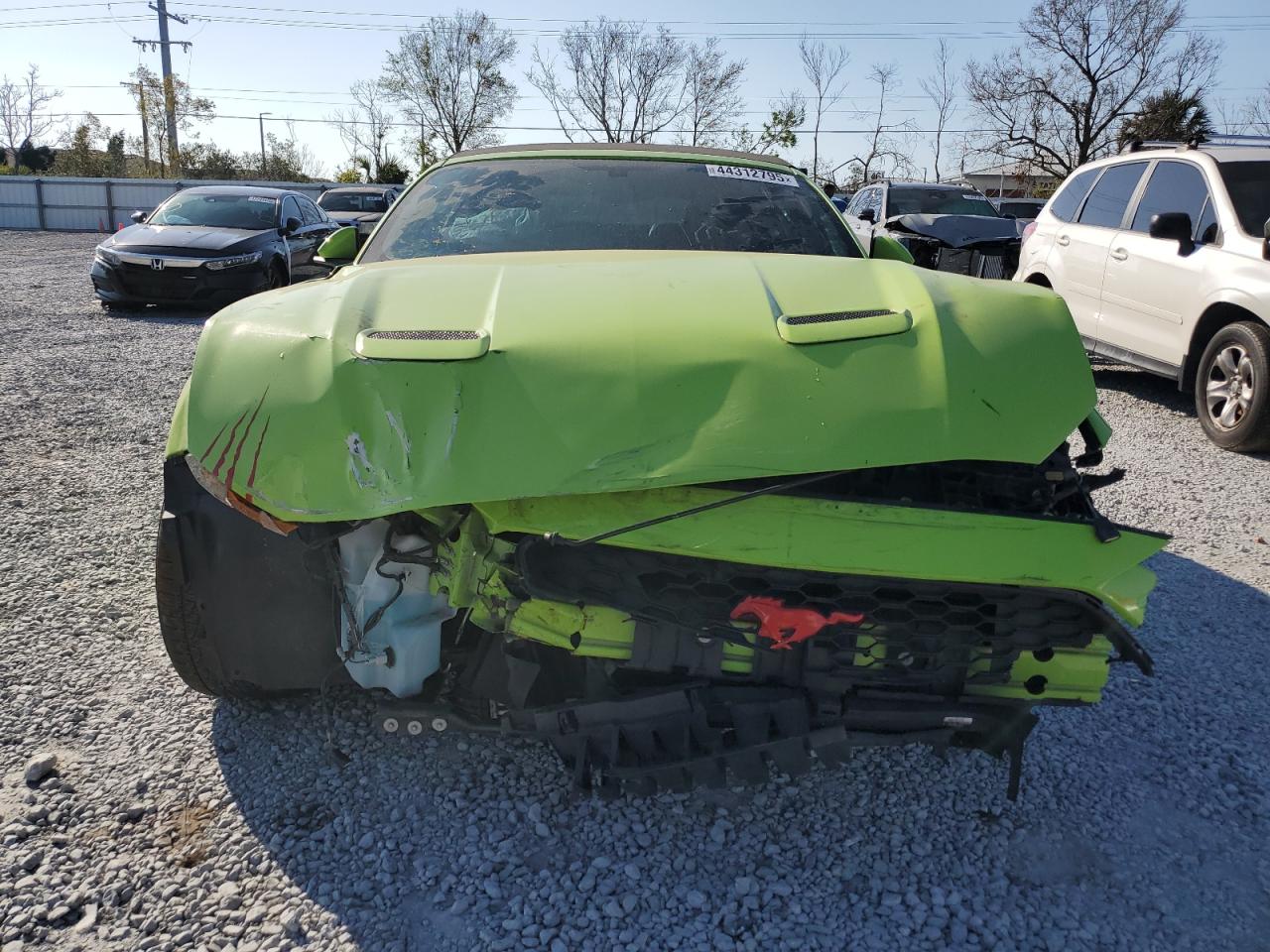 2020 Ford Mustang VIN 1FATP8UH1L5180125 Copart auction photo, front end / side damage thumbnail 5