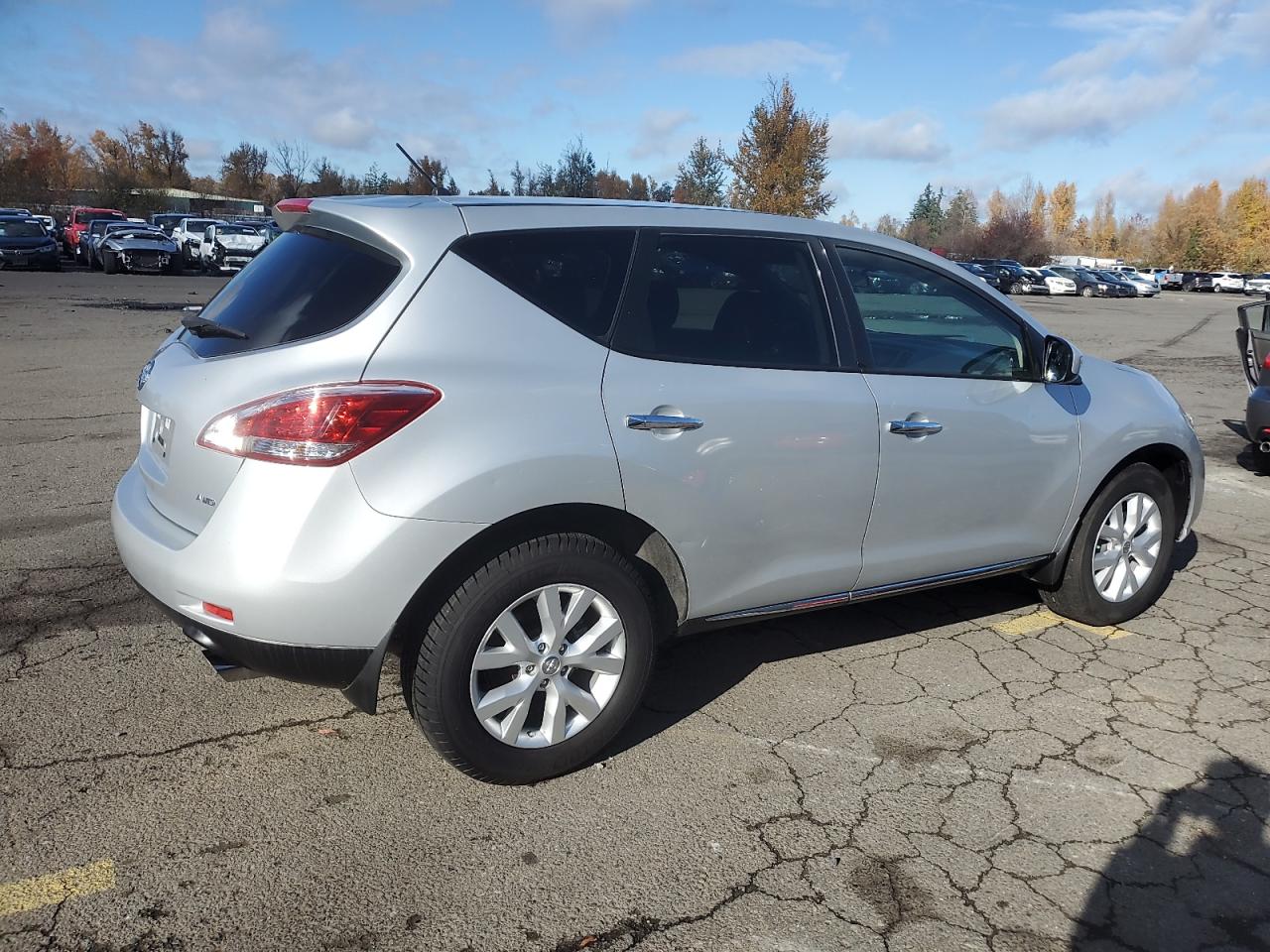 2014 Nissan Murano VIN JN8AZ1MWXEW510833 Copart auction photo, mechanical damage thumbnail 3