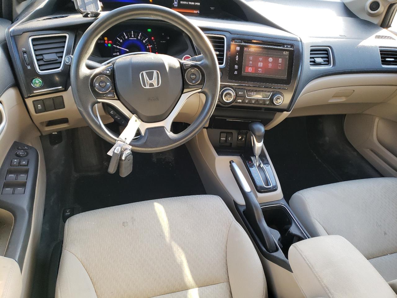 2014 Honda Civic VIN 2HGFB2F86EH525601 Copart auction photo, front end damage thumbnail 8