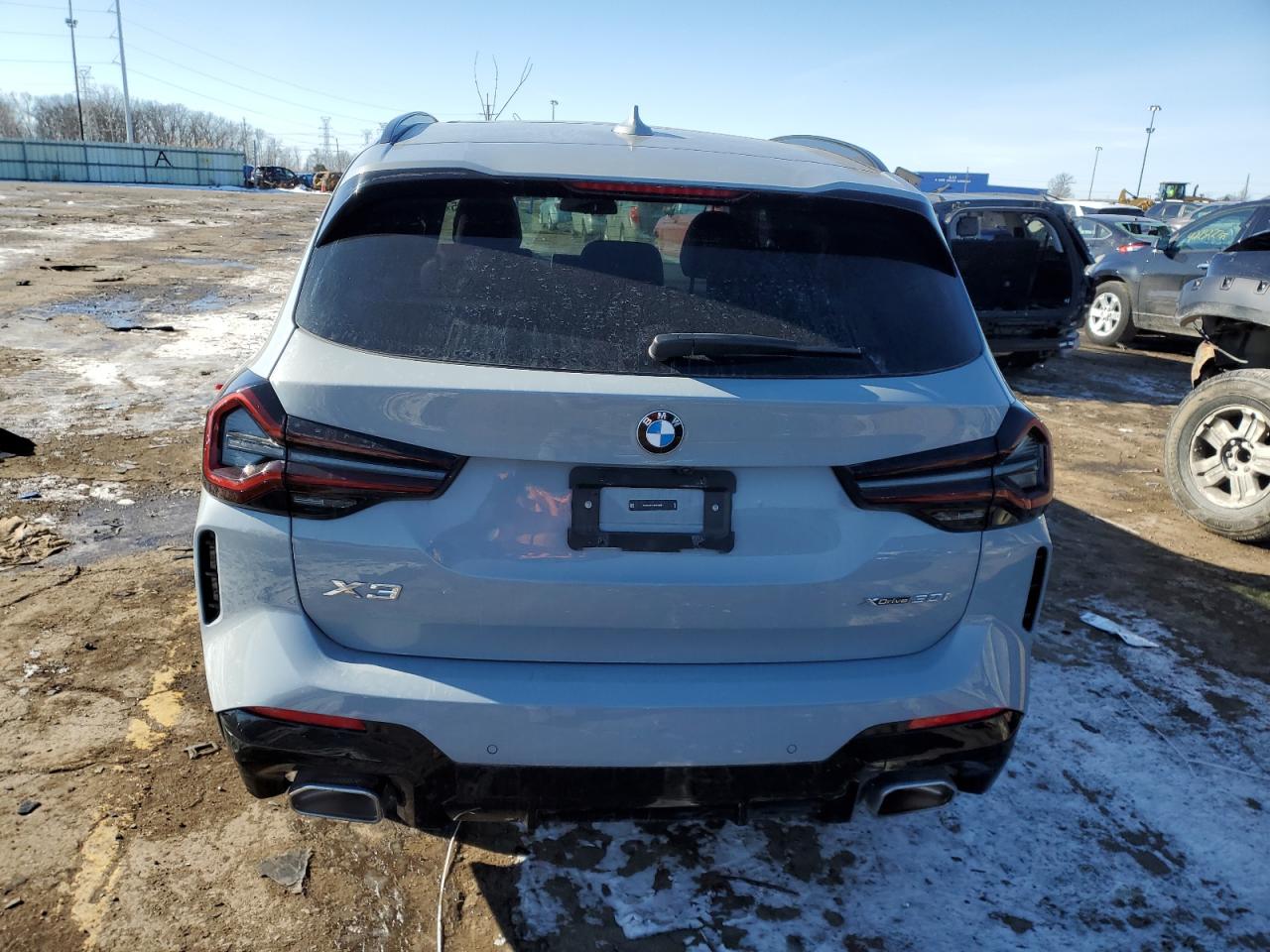 2024 BMW X3 VIN 5UX53DP01R9T86851 Copart auction photo, front end damage thumbnail 6