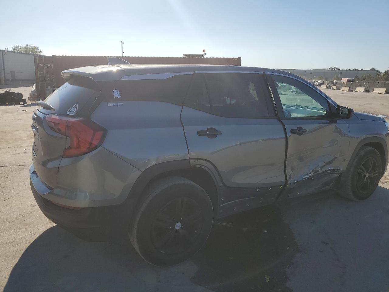 2018 GMC Terrain VIN 3GKALMEV6JL360597 Copart auction photo, side damage thumbnail 3
