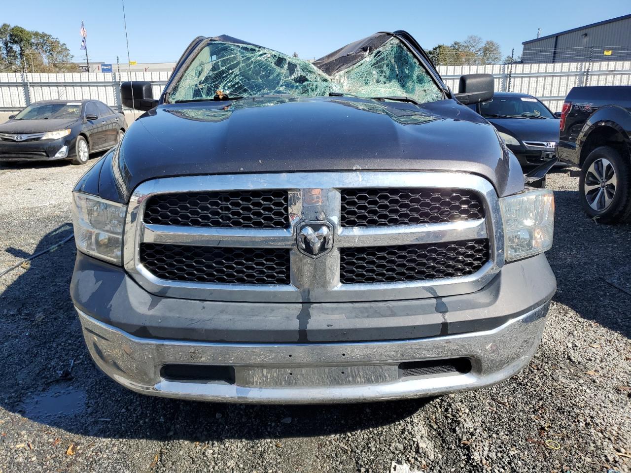 2014 RAM 1500 VIN 3C6JR6ATXEG143845 Copart auction photo, top/roof damage thumbnail 5