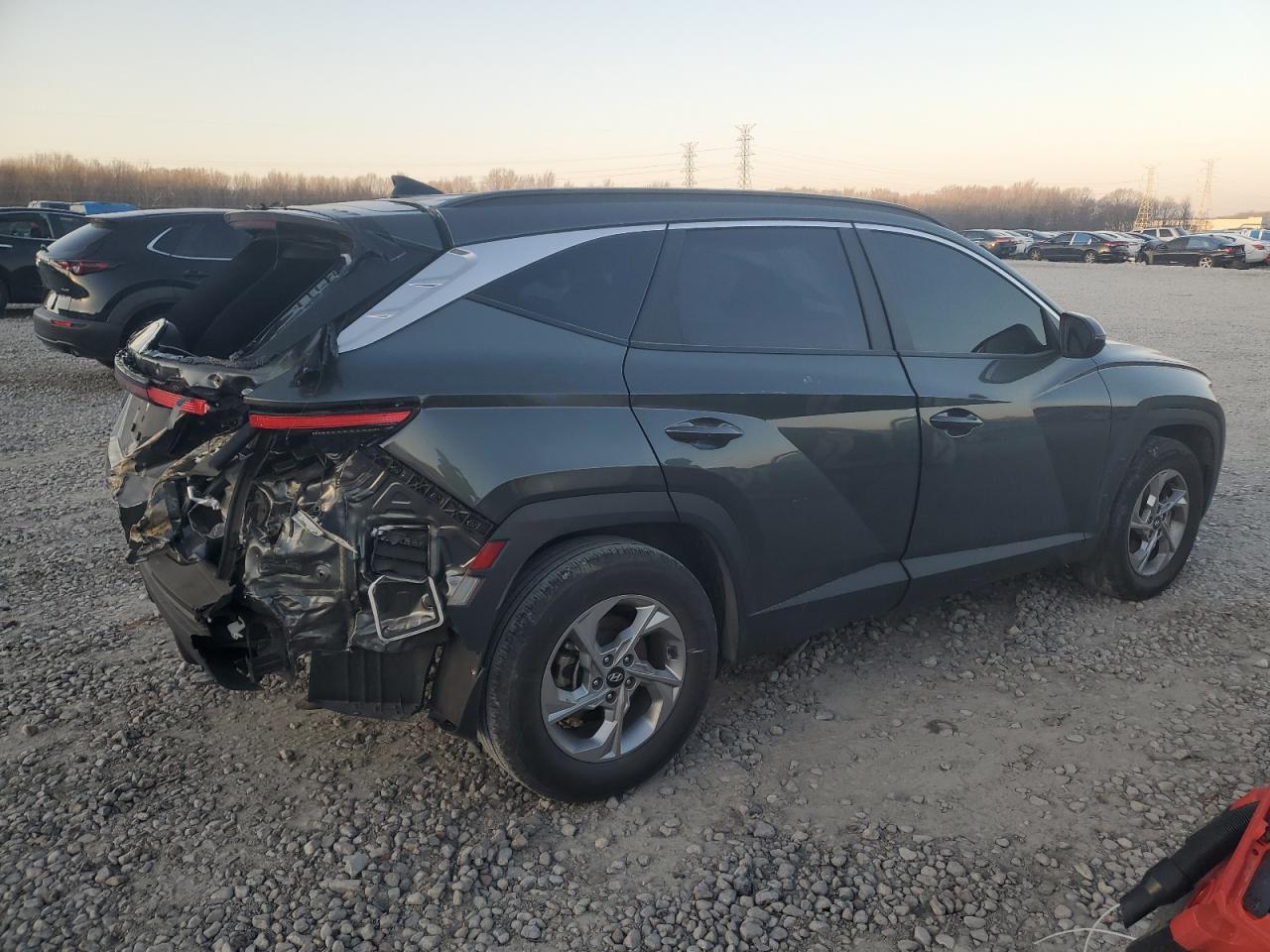 2023 Hyundai Tucson VIN KM8JB3AE2PU242801 Copart auction photo, rear end damage thumbnail 3