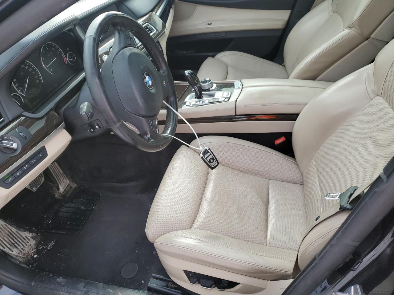 2010 BMW 7er VIN WBAKC6C56ACL67878 Copart auction photo, front end damage thumbnail 7