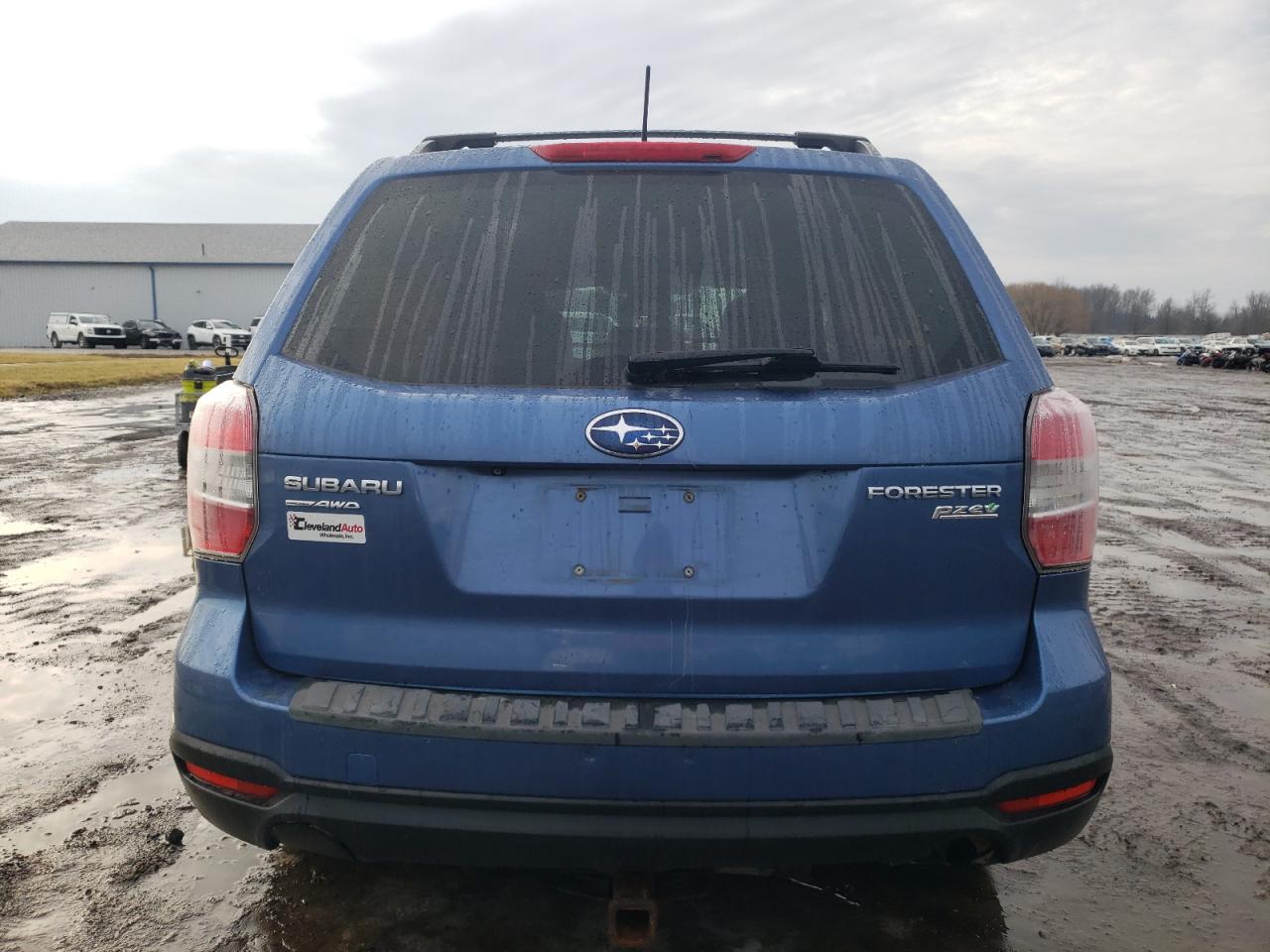 2015 Subaru Forester VIN JF2SJADC3FH441214 Copart auction photo, front end / undercarriage damage thumbnail 6