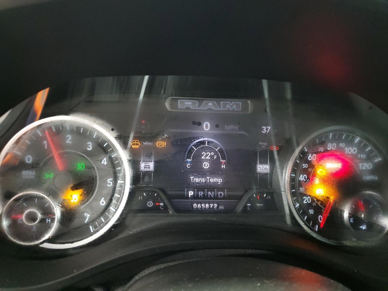 2021 RAM 1500 VIN 1C6SRFFT1MN664536 Copart auction photo, front end damage thumbnail 9