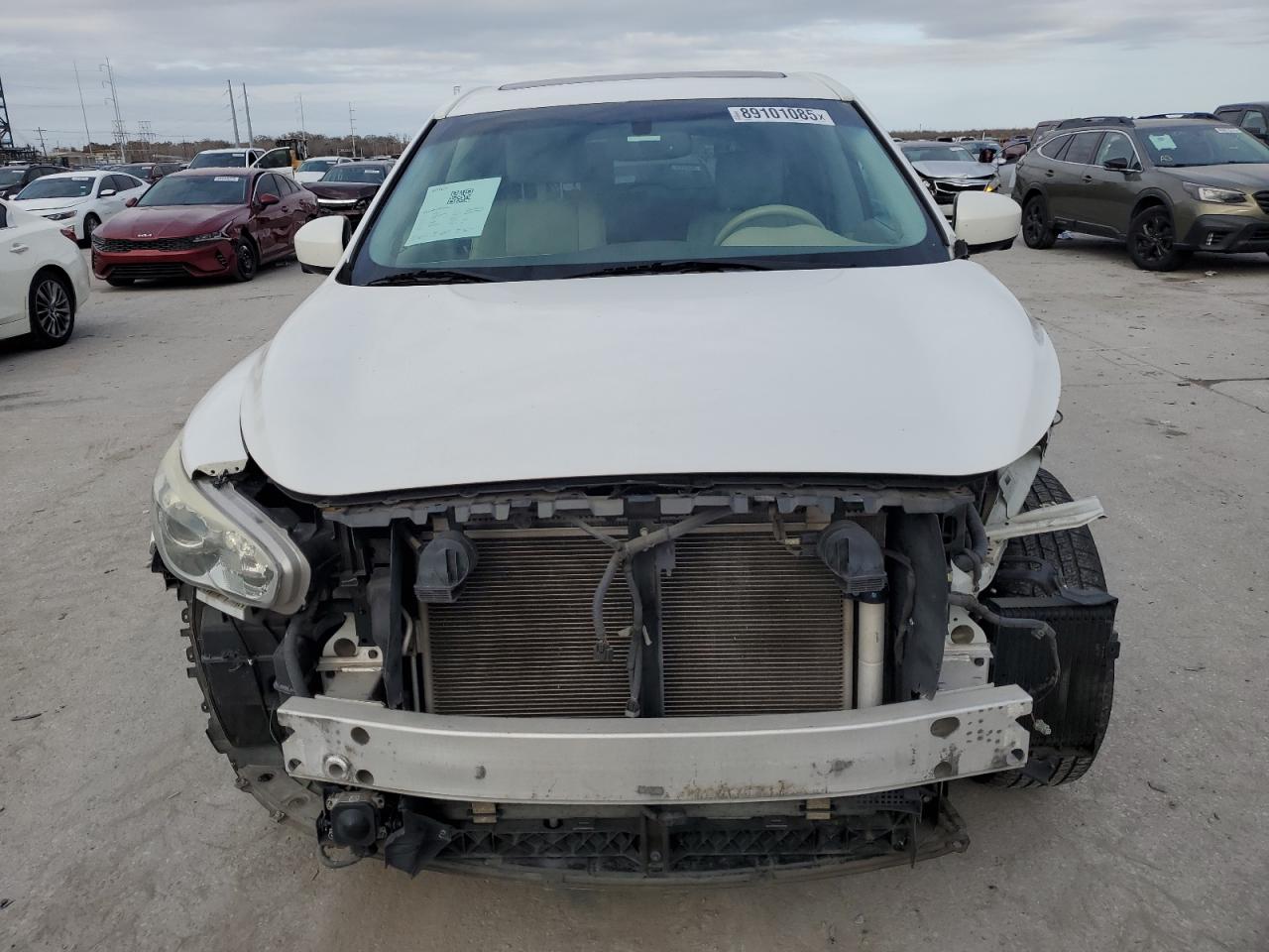 2013 Infiniti JX VIN 5N1AL0MN4DC338213 Copart auction photo, front end damage thumbnail 5