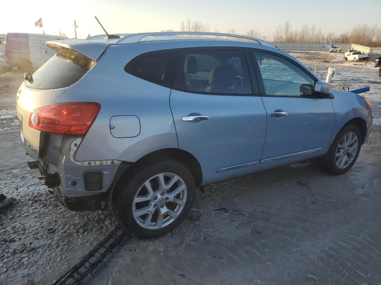 2011 Nissan Rogue VIN JN8AS5MV2BW281983 Copart auction photo, rear end damage thumbnail 3