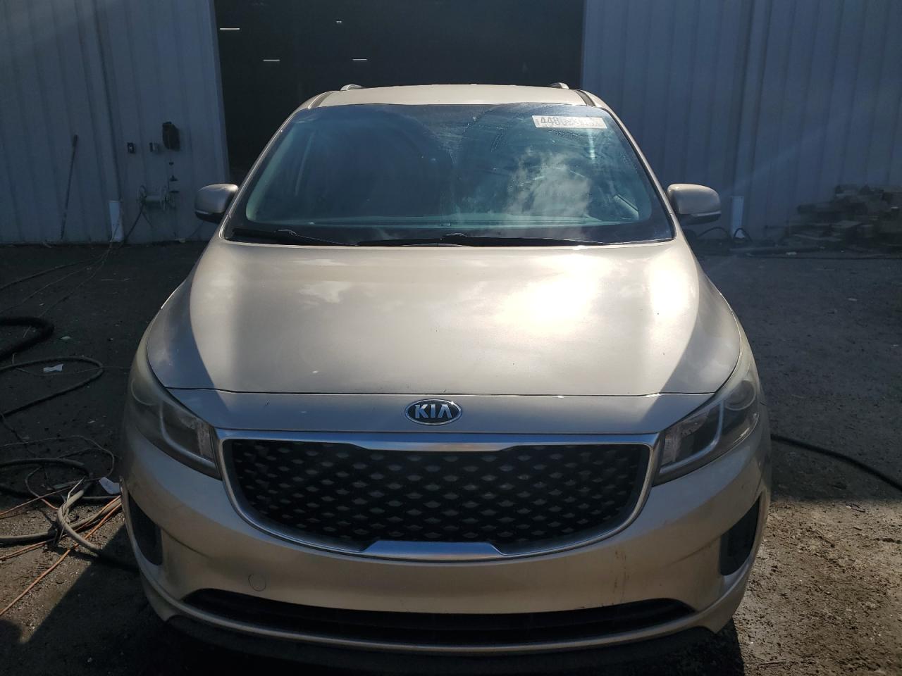 2016 KIA Sedona VIN KNDMB5C17G6166763 Copart auction photo, side damage thumbnail 5
