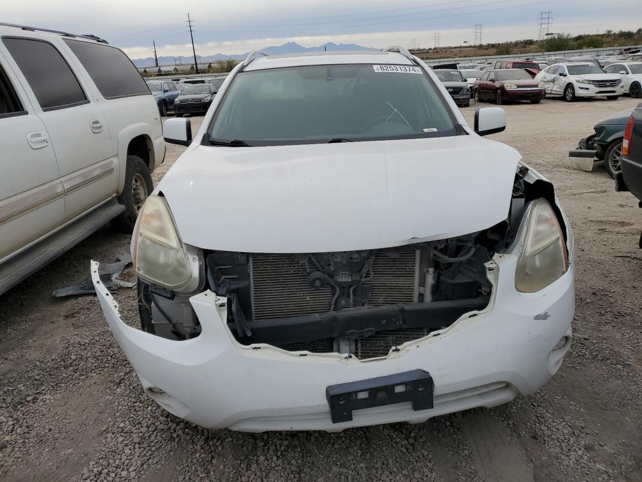 2011 Nissan Rogue VIN JN8AS5MT7BW162910 Copart auction photo, front end / mechanical damage thumbnail 5