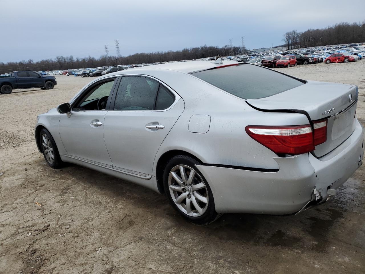 2008 Lexus LS VIN JTHBL46F685061627 Copart auction photo, rear end damage thumbnail 2