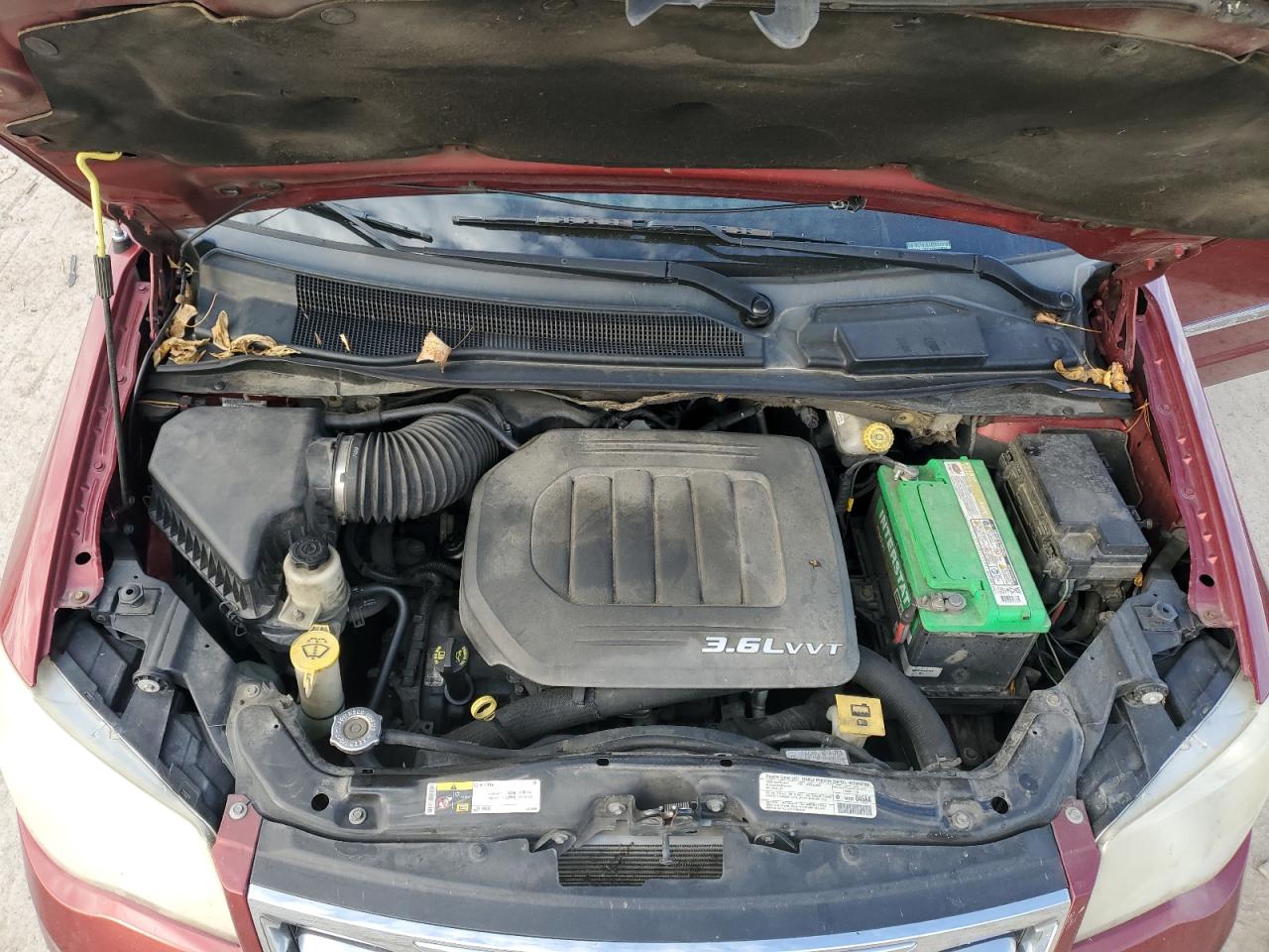 2013 Chrysler Town & Country VIN 2C4RC1BG9DR629654 Copart auction photo, rear end damage thumbnail 12