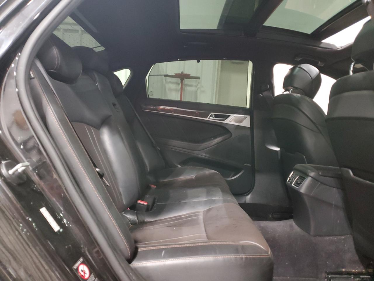2018 Genesis G80 VIN KMHGN4JB9JU248356 Copart auction photo, undercarriage / front end damage thumbnail 10