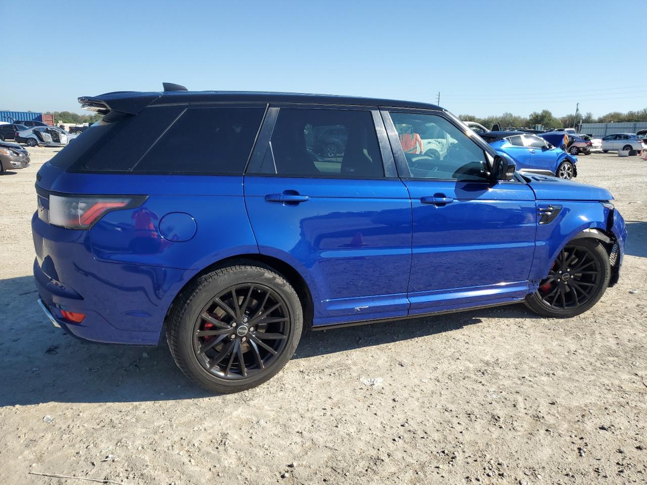 2020 Land Rover Range Rover VIN SALWZ2RE2LA746158 Copart auction photo, side / front end damage thumbnail 3
