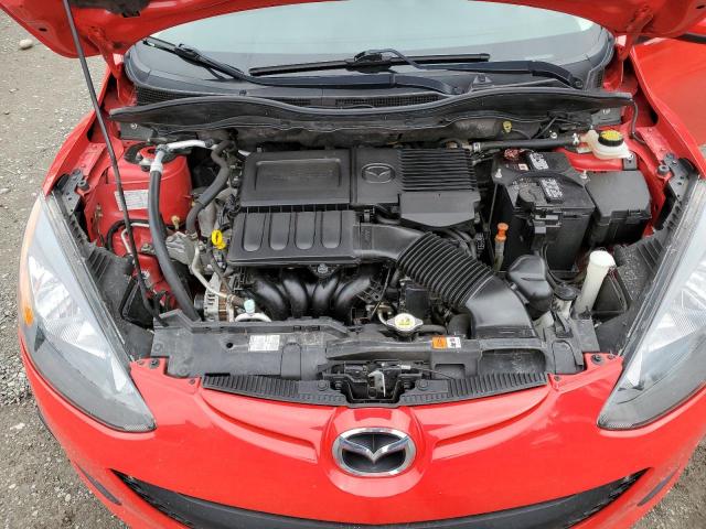 2013 Mazda 2 VIN JM1DE1KZ7D0166588 Copart auction photo, side damage thumbnail 11