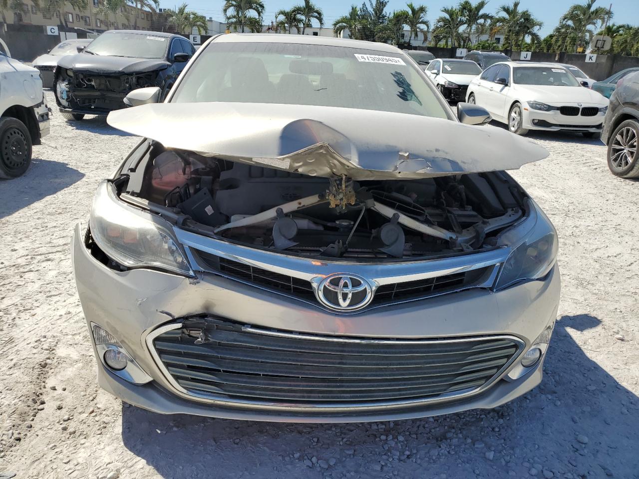 2015 Toyota Avalon VIN 4T1BK1EB2FU141748 Copart auction photo, front end damage thumbnail 5