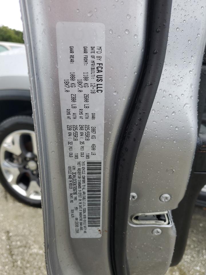 2019 Jeep Compass VIN 3C4NJDCB3KT656786 Copart auction photo, water/flood damage thumbnail 13