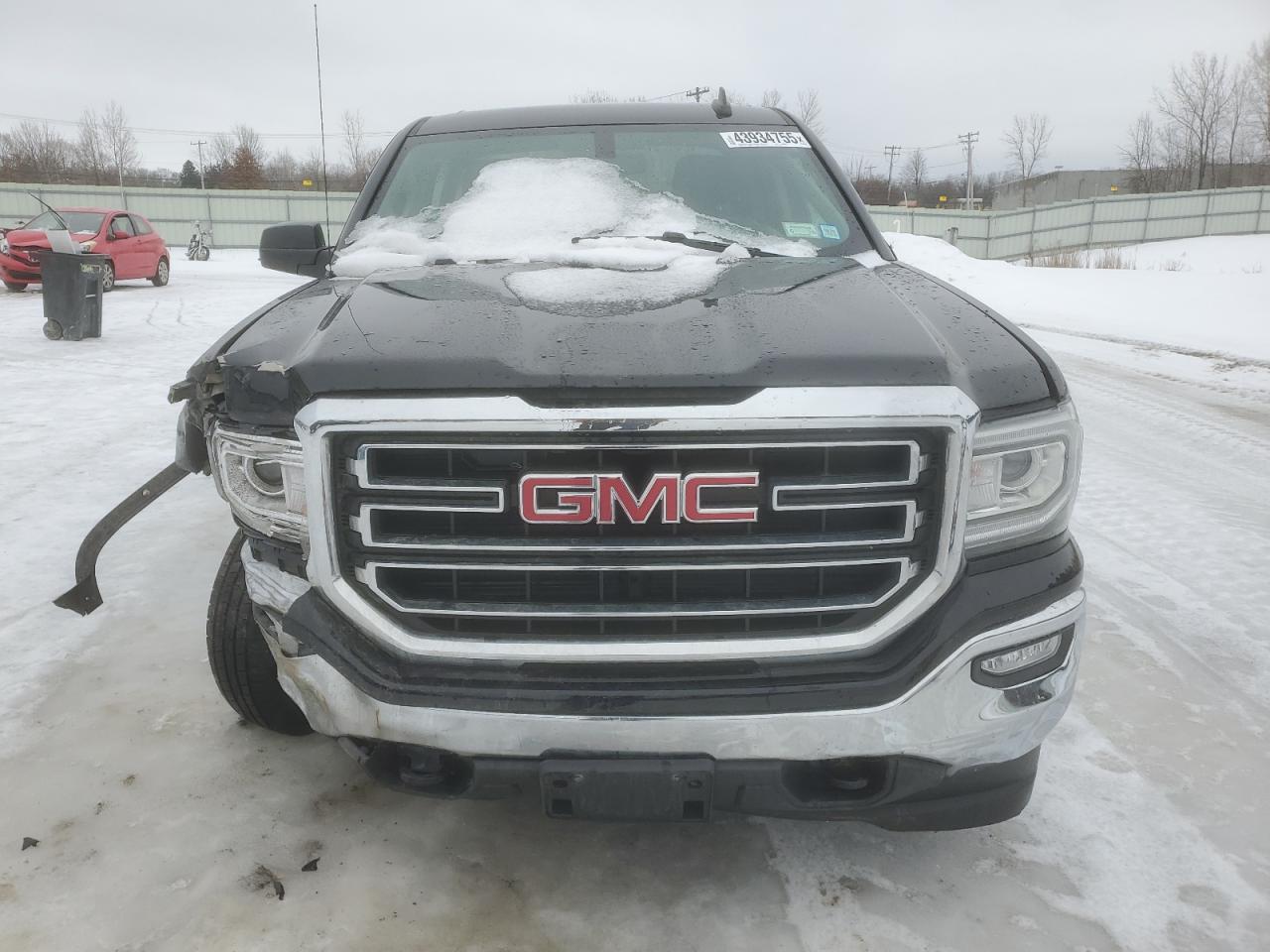 2019 GMC Sierra VIN 2GTV2MEC2K1210651 Copart auction photo, front end / side damage thumbnail 5