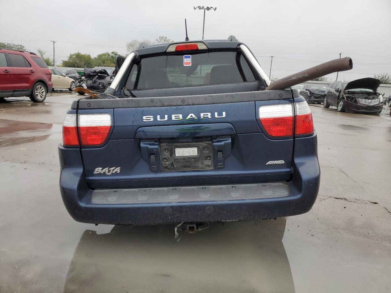 2004 Subaru Baja VIN 4S4BT63C245101179 Copart auction photo, all over damage thumbnail 6