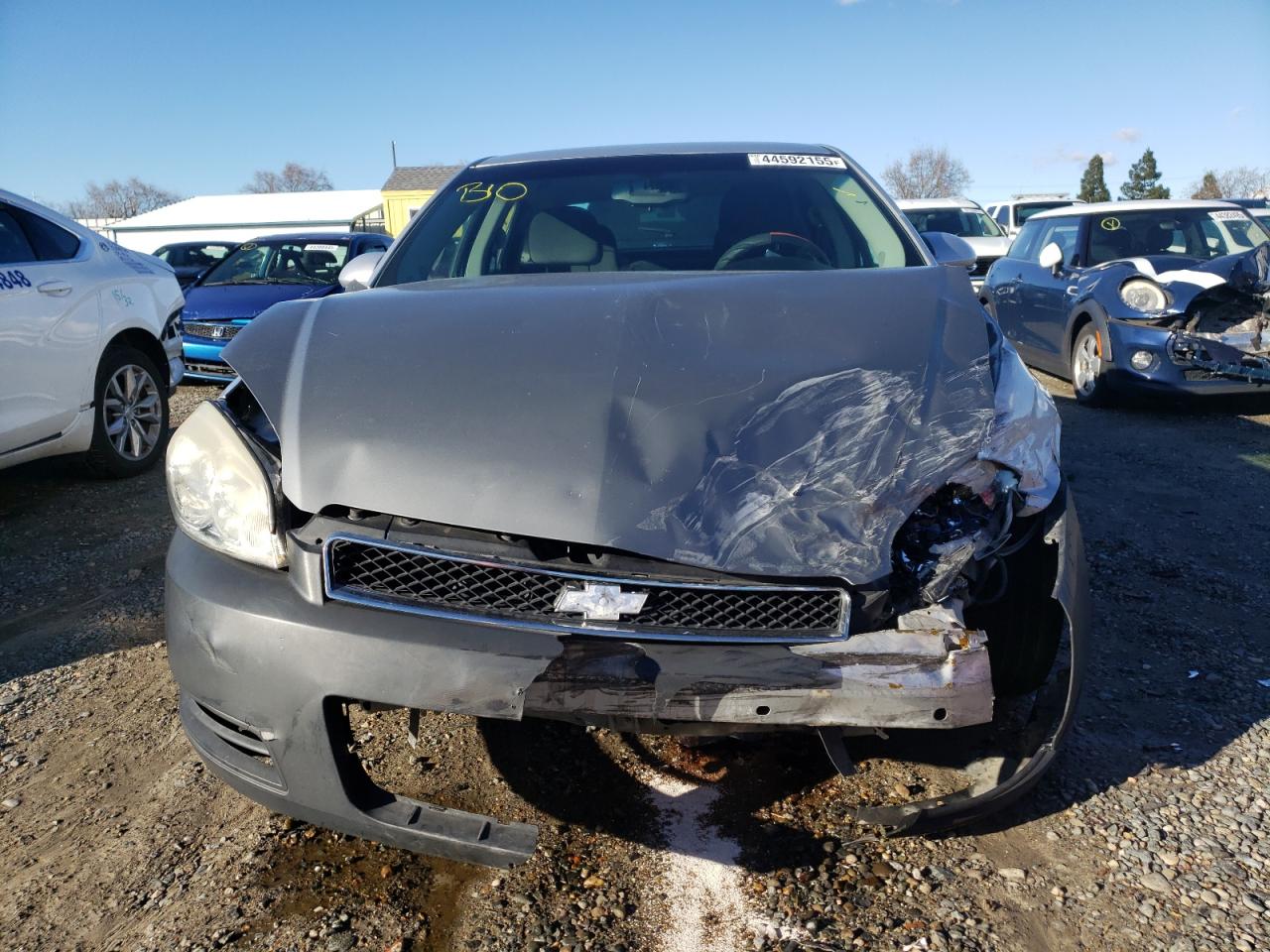 2016 Chevrolet Impala VIN 2G1WB5E33G1181333 Copart auction photo, front end / rear end damage thumbnail 5