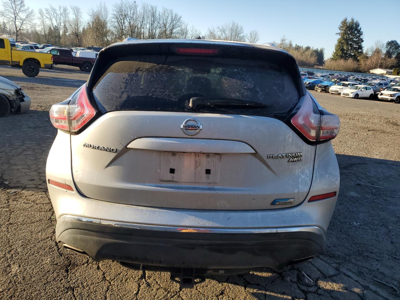 2016 Nissan Murano VIN 5N1CZ2MH2GN151929 Copart auction photo, front end / undercarriage damage thumbnail 6