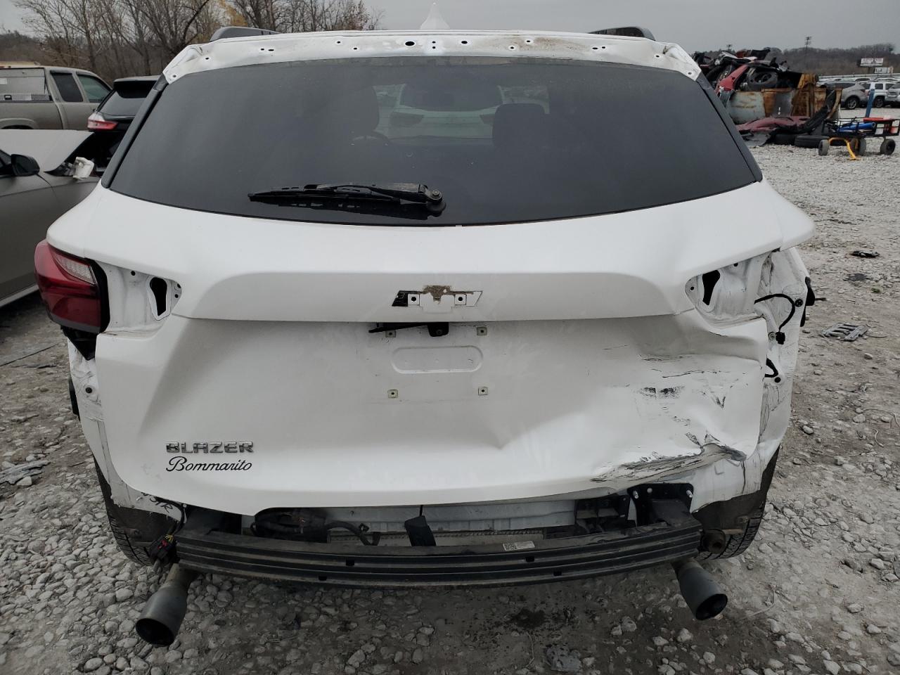 2020 Chevrolet Blazer VIN 3GNKBBRA7LS590213 Copart auction photo, rear end damage thumbnail 6