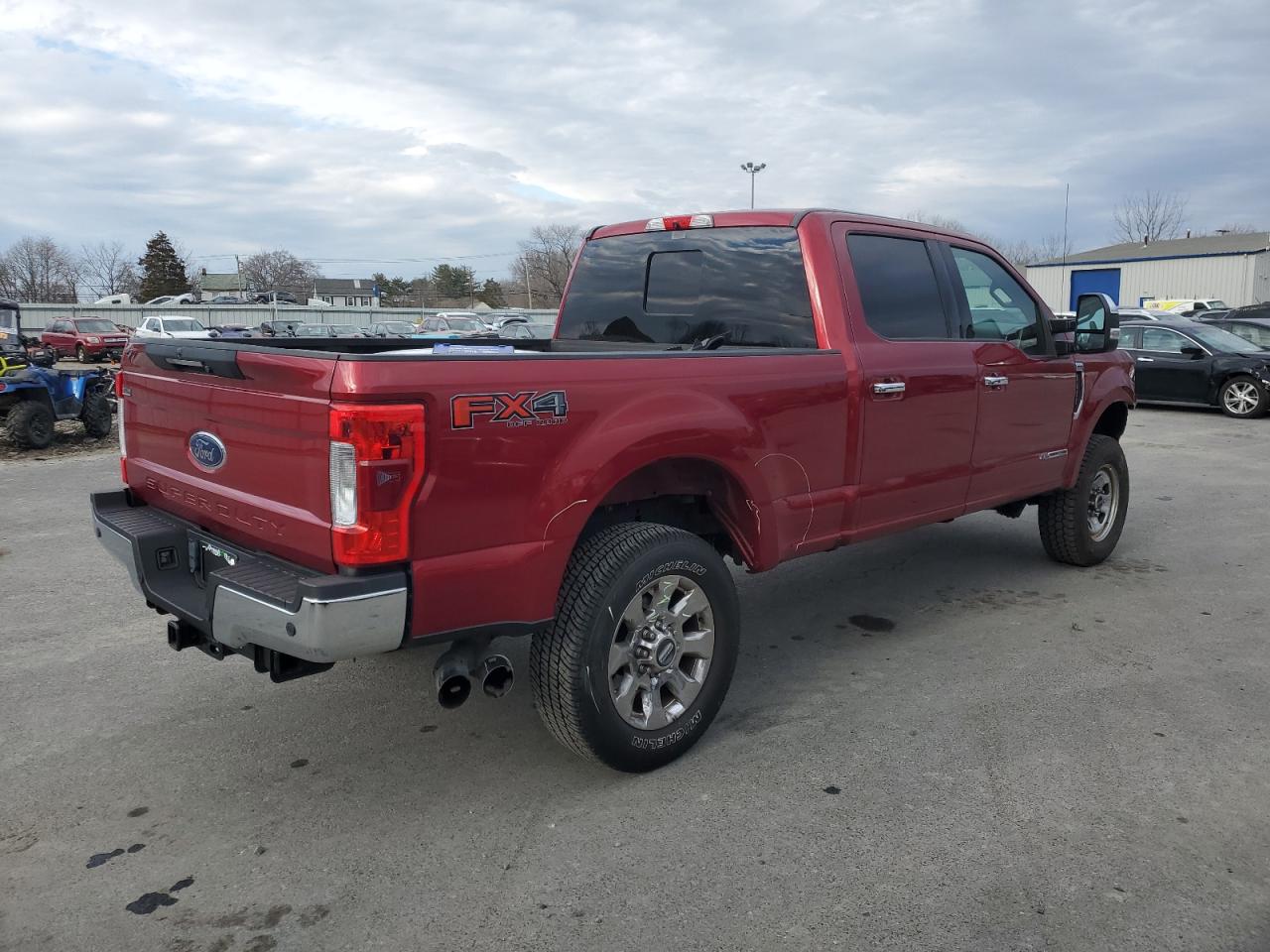 2018 Ford F250 VIN 1FT7W2BT8JEB26711 Copart auction photo, front end damage thumbnail 3