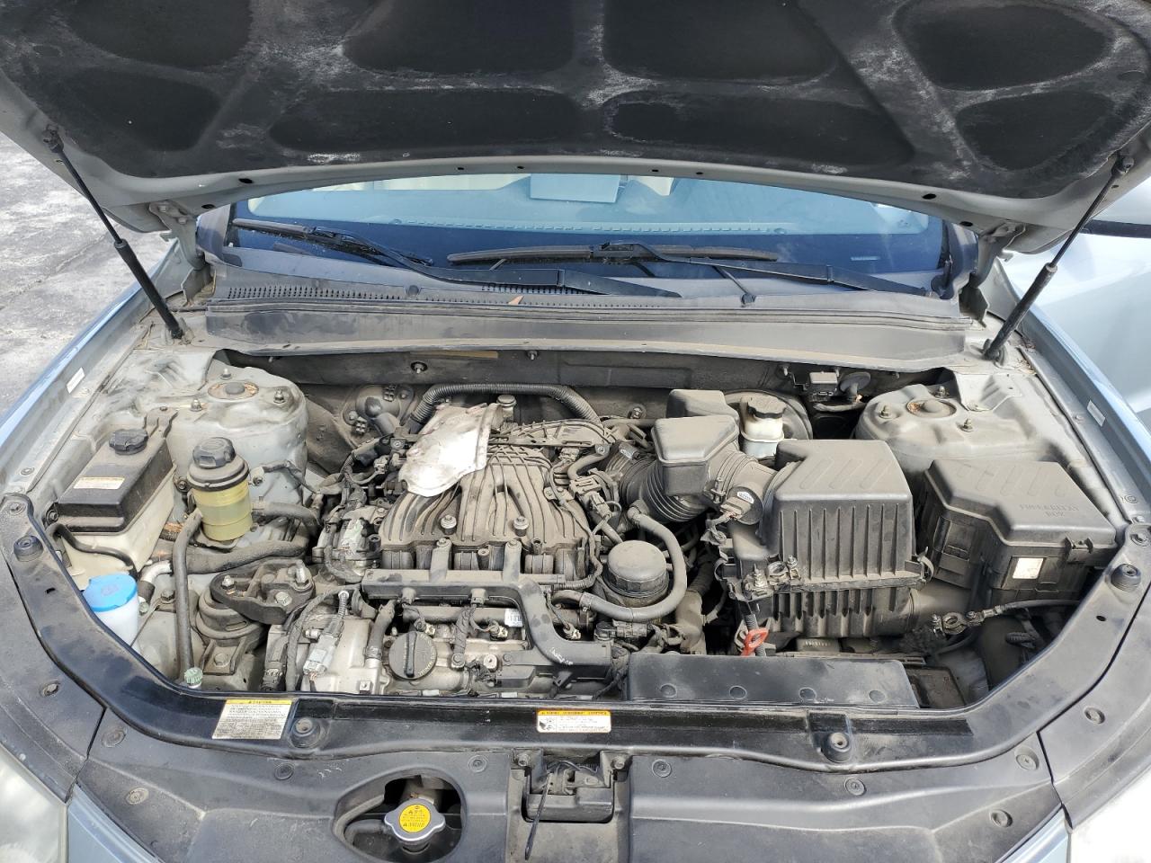 2009 Hyundai Santa Fe VIN 5NMSH13E89H300929 Copart auction photo, vandalism / stripped damage thumbnail 13