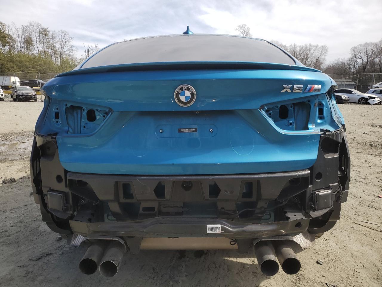 2016 BMW X6 VIN 5YMKW8C59G0R43227 Copart auction photo, all over damage thumbnail 6