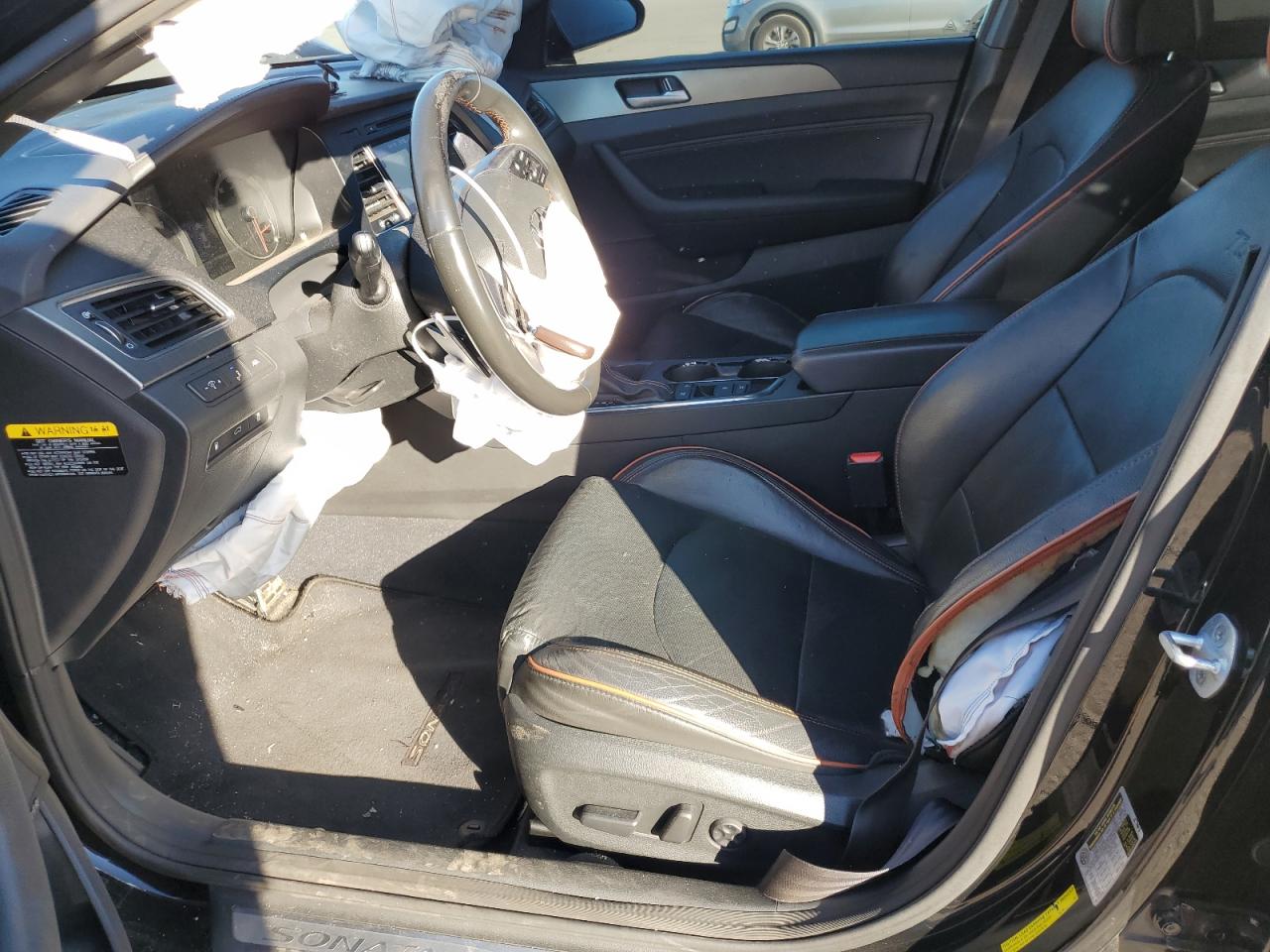 2015 Hyundai Sonata VIN 5NPE34AB5FH056497 Copart auction photo, front end / rear end damage thumbnail 7