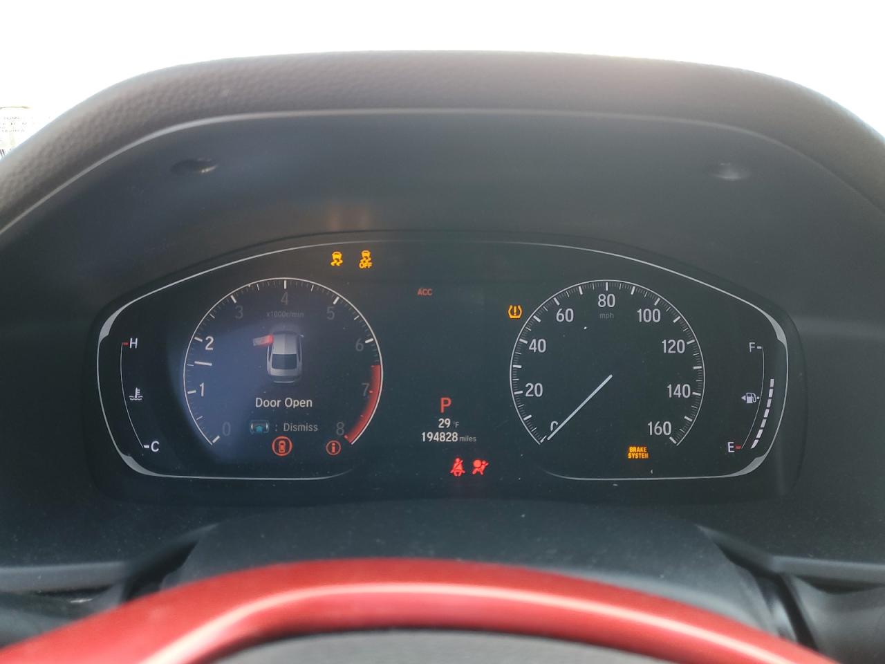 2018 Honda Accord VIN 1HGCV1F38JA262125 Copart auction photo, front end / side damage thumbnail 9