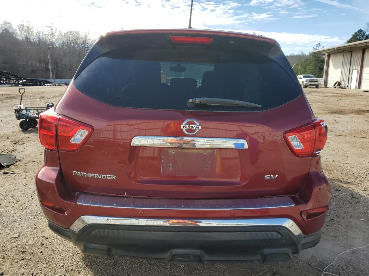 2017 Nissan Pathfinder VIN 5N1DR2MN1HC695846 Copart auction photo, side damage thumbnail 6