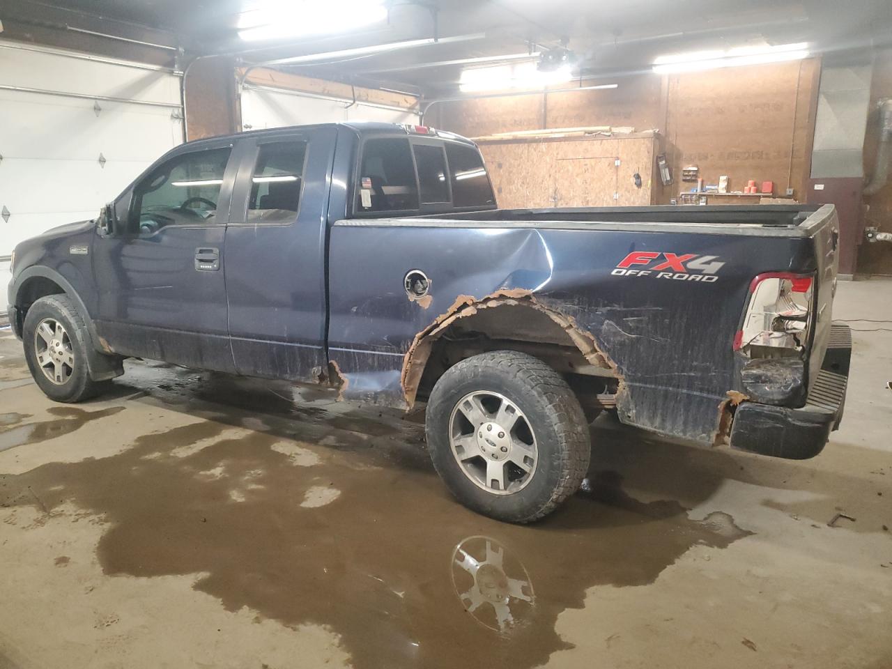 2005 Ford F-150 VIN 1FTPX14595NA31151 Copart auction photo, rear end / side damage thumbnail 2