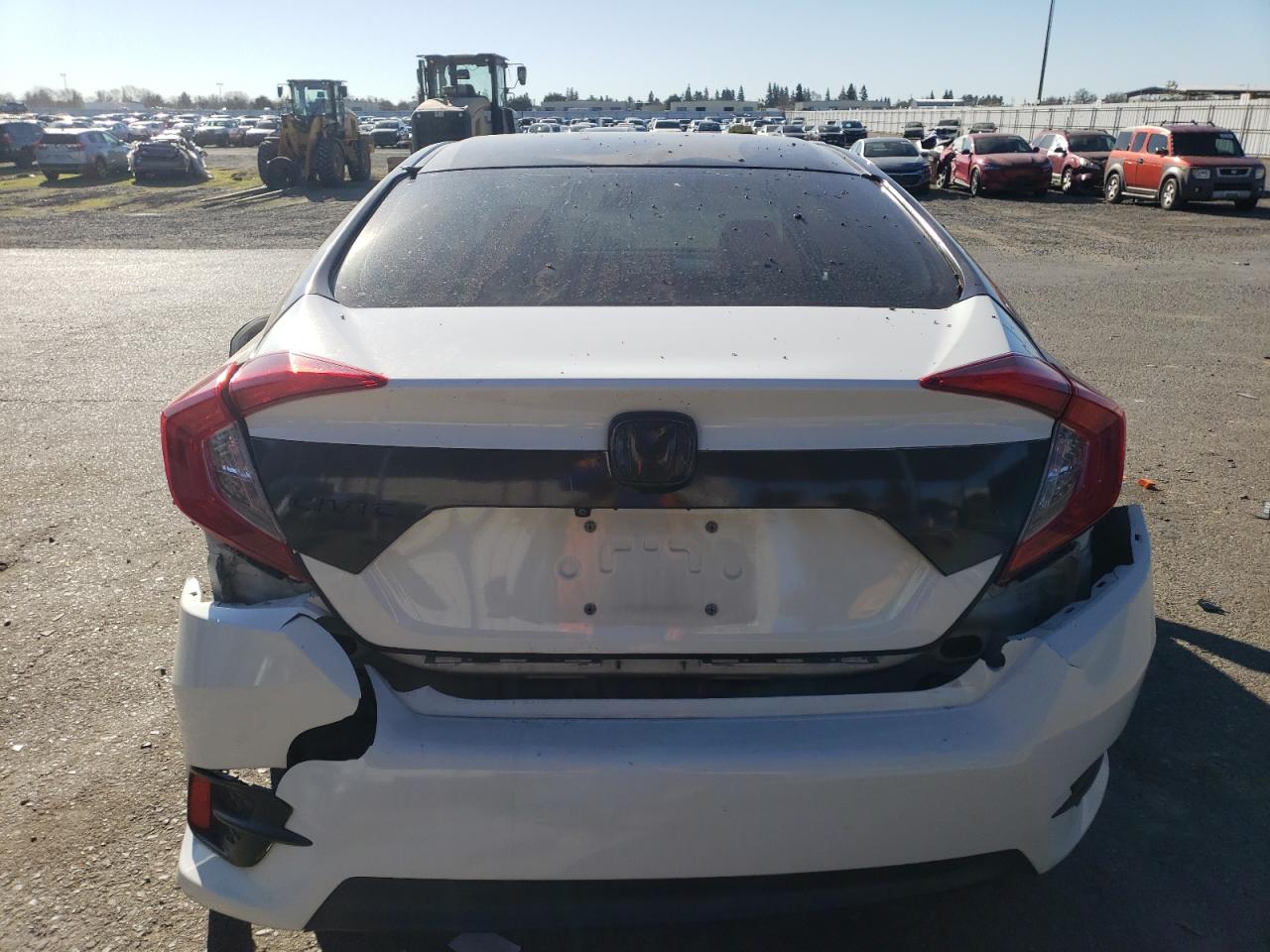 2017 Honda Civic VIN 2HGFC2F53HH540614 Copart auction photo, rear end / undercarriage damage thumbnail 6
