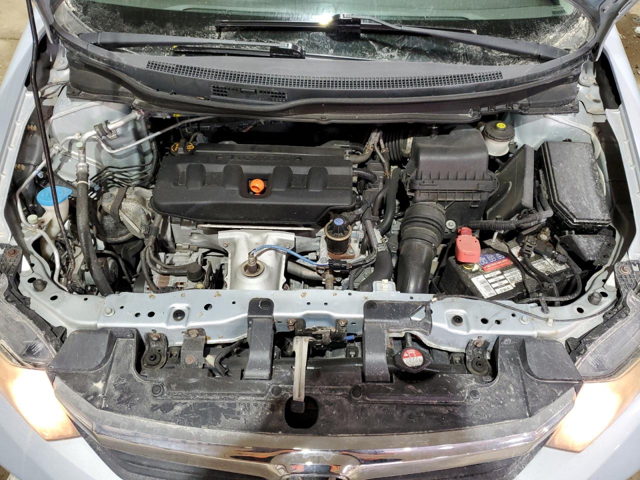 2012 Honda Civic VIN 19XFB2F57CE012080 Copart auction photo, rear end damage thumbnail 11