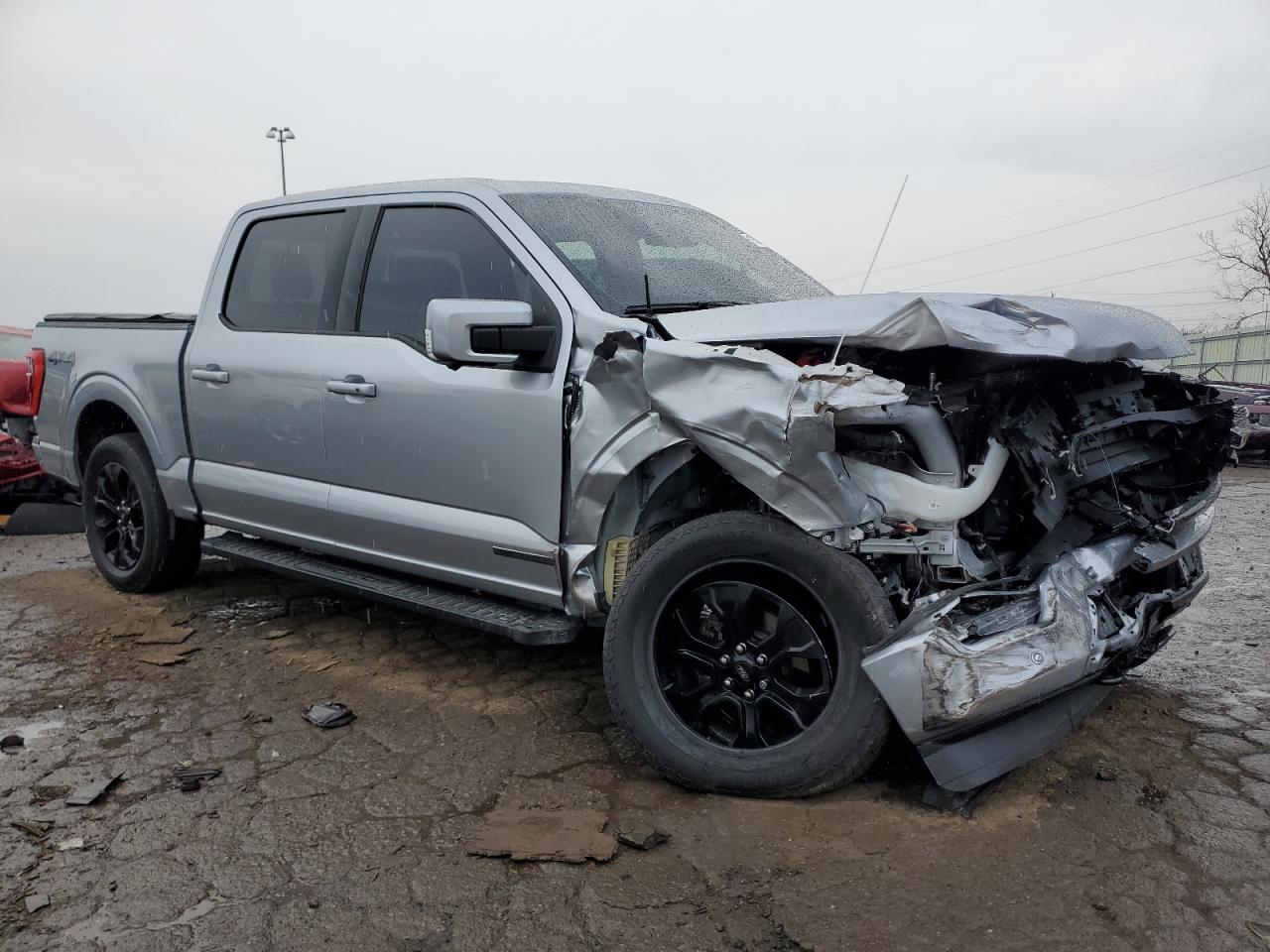 2023 Ford F-150 VIN 1FTFW1ED5PFC79396 Copart auction photo, front end / side damage thumbnail 4
