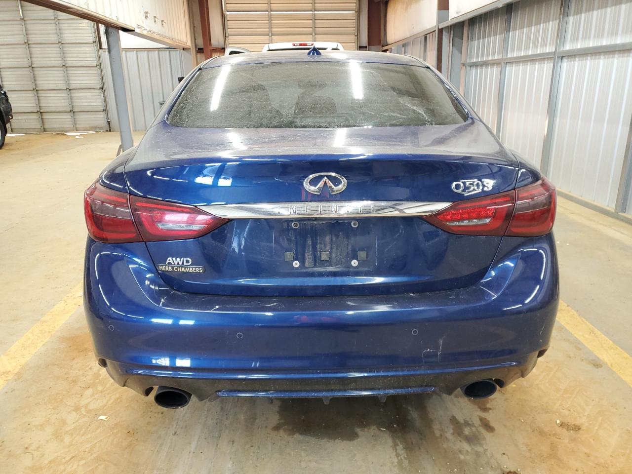 2019 Infiniti Q50 VIN JN1EV7AR2KM551378 Copart auction photo, front end damage thumbnail 6