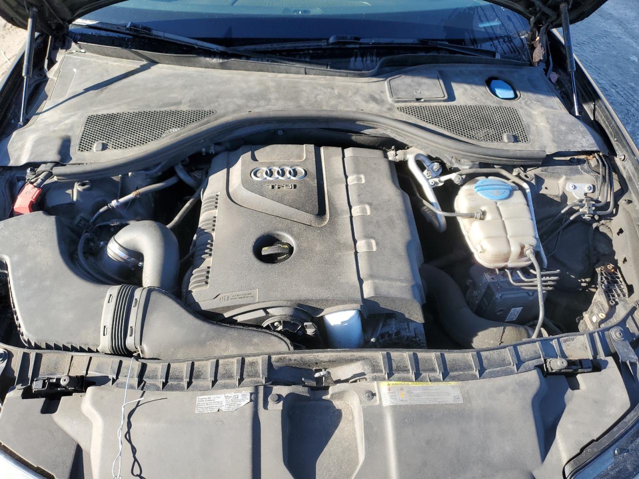 2014 Audi A6 VIN WAUGFBFC8EN156885 Copart auction photo, front end / minor dent/scratches damage thumbnail 11