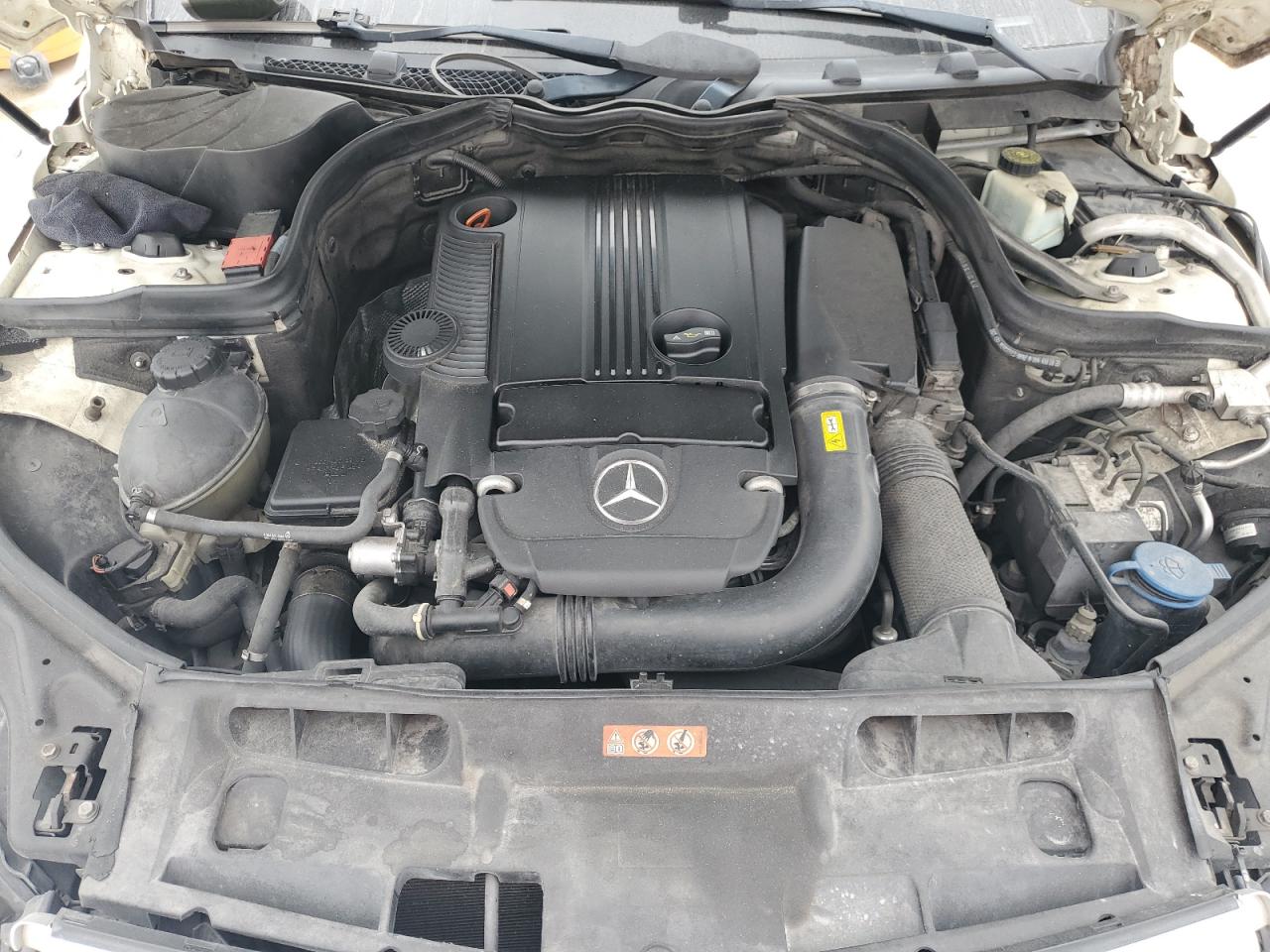 2012 Mercedes-Benz C-klasse VIN WDDGF4HB7CA653584 Copart auction photo, front end / rear end damage thumbnail 11