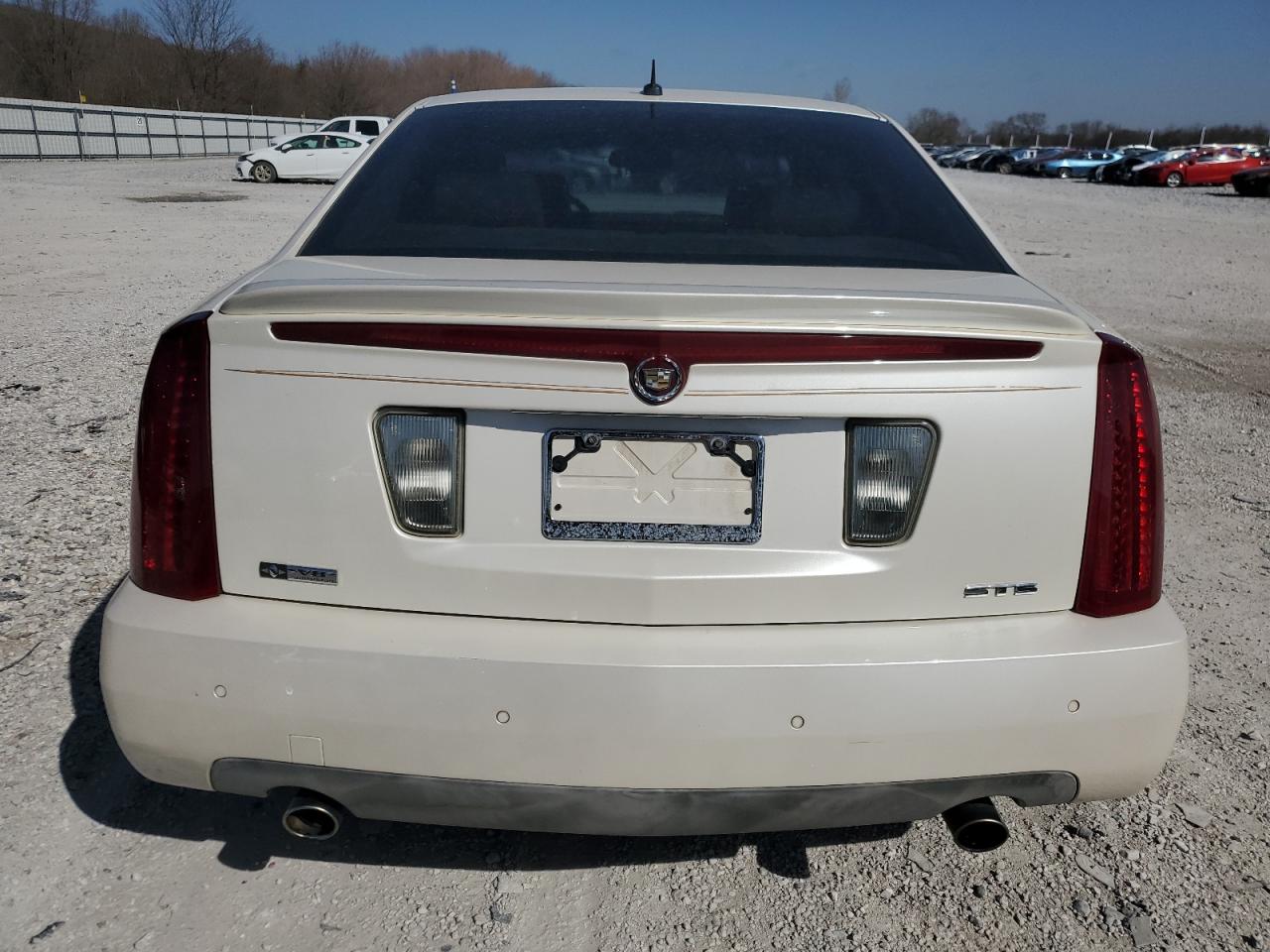 2005 Cadillac STS VIN 1G6DC67A550195758 Copart auction photo, front end / side damage thumbnail 6