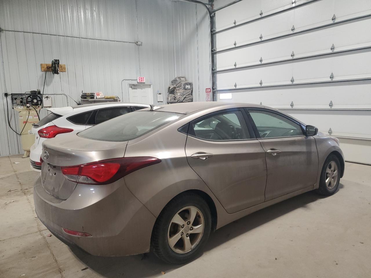 2015 Hyundai Elantra VIN 5NPDH4AE3FH566306 Copart auction photo, front end / mechanical damage thumbnail 3
