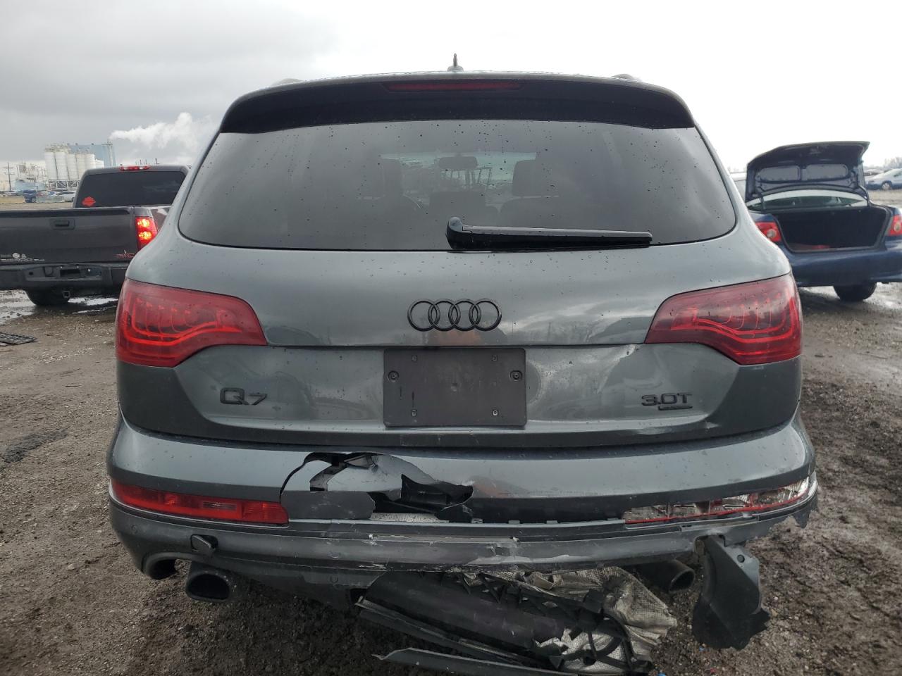 2015 Audi Q7 VIN WA1LGAFE8FD001846 Copart auction photo, rear end damage thumbnail 6